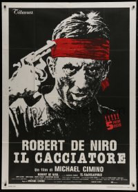 8t738 DEER HUNTER awards Italian 1p 1979 Michael Cimino, Robert De Niro with gun to his head!
