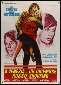 8t749 DON'T LOOK NOW Italian 1p 1973 Julie Christie, Donald Sutherland, Roeg, different Aller art!