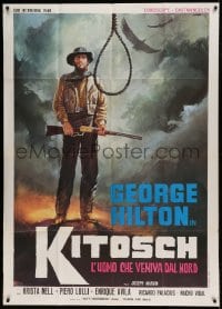 8t829 KITOSCH, THE MAN WHO CAME FROM THE NORTH Italian 1p 1968 spaghetti western art by Crovato!