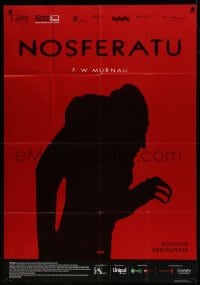 8t873 NOSFERATU Italian 1p R2016 F.W. Murnau silent classic digitally restored, great vampire art!
