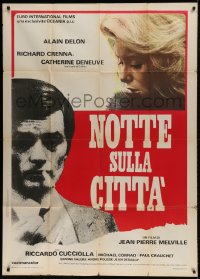 8t977 UN FLIC Italian 1p 1972 Jean-Pierre Melville's Un Flic, Alain Delon, Catherine Deneuve!