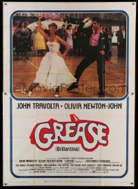 8t198 GREASE Italian 2p 1978 John Travolta & Olivia Newton-John in a most classic musical!