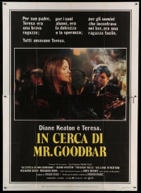 8t229 LOOKING FOR MR. GOODBAR Italian 2p 1978 close up of Diane Keaton, directed by Richard Brooks!
