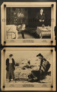 8w983 SHOD WITH FIRE 2 LCs 1920 cool images of cowboy William Russell in silent western!