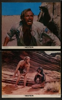 8w484 PLANET OF THE APES 8 color 11x14 stills 1968 Charlton Heston, Linda Harrison, classic sci-fi!
