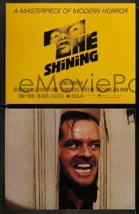 8w006 SHINING 13 color 11x14 stills 1980 King & Kubrick, Shelley Duvall, Jack Nicholson, Bass!