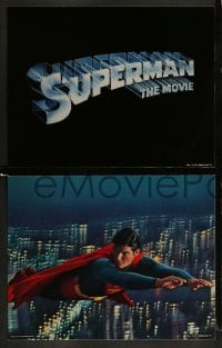 8w030 SUPERMAN 9 color 11x14 stills 1978 Christopher Reeve, Kidder, Brando, York, Hackman, Beatty!