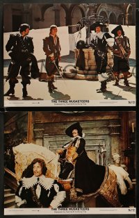 8w617 THREE MUSKETEERS 8 color 11x14 stills 1974 Michael York, Alexandre Dumas, top stars!