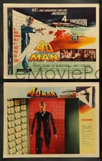8w042 4D MAN 8 LCs 1959 includes great fx scenes of Robert Lansing passing through solid matter!