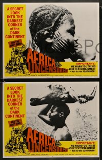 8w050 AFRICA UNCENSORED 8 LCs 1972 Africa ama, wild images from mondo documentary!