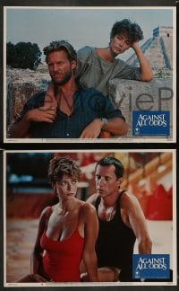 8w051 AGAINST ALL ODDS 8 LCs 1984 great images of Jeff Bridges, Rachel Ward, James Woods, Karras!