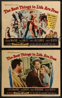 8w087 BEST THINGS IN LIFE ARE FREE 8 LCs 1956 Gordon MacRae, Dan Dailey, Sheree North!