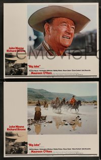8w783 BIG JAKE 5 LCs 1971 Richard Boone wanted gold but John Wayne gave him lead instead!