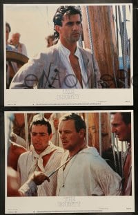 8w107 BOUNTY 8 LCs 1984 images of Mel Gibson, Anthony Hopkins, Liam Neeson, Mutiny on the Bounty!