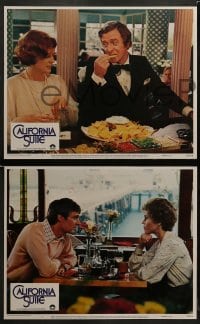 8w122 CALIFORNIA SUITE 8 LCs 1978 Alan Alda, Michael Caine, Jane Fonda, all-star cast!