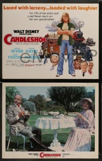 8w020 CANDLESHOE 9 LCs 1977 Walt Disney, young Jodie Foster, she'd con her own grandma!
