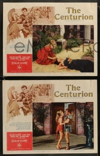 8w139 CENTURION 8 LCs 1962 Jacques Sernas, Genevieve Grad, gladiator John Drew Barrymore!