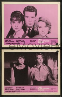 8w146 CHILDREN'S HOUR 8 LCs 1962 Audrey Hepburn, James Garner, Shirley MacLaine!