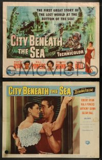 8w152 CITY BENEATH THE SEA 8 LCs 1953 Budd Boetticher, Anthony Quinn, Robert Ryan!