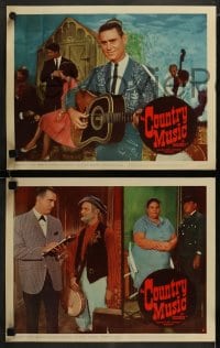 8w163 COUNTRY MUSIC ON BROADWAY 8 LCs 1964 first feature length all country picture, George Jones!
