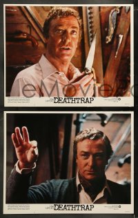 8w185 DEATHTRAP 8 LCs 1982 Chris Reeve, Michael Caine & Dyan Cannon, the trap is set!