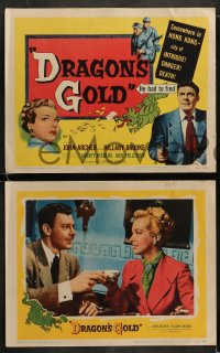 8w200 DRAGON'S GOLD 8 LCs 1953 John Archer, Hillary Brooke, Hong Kong, city of intrigue & danger!