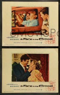 8w209 FACE IN THE CROWD 8 LCs 1957 Andy Griffith took it raw like his bourbon & his sin, Elia Kazan
