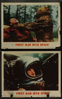 8w743 FIRST MAN INTO SPACE 6 LCs 1959 great images of test pilot mutated into gruesome monster +more