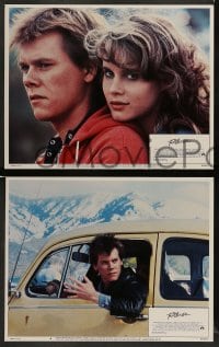 8w232 FOOTLOOSE 8 LCs 1984 Lori Singer, Dianne Wiest, Kevin Bacon shows hicks how to dance!