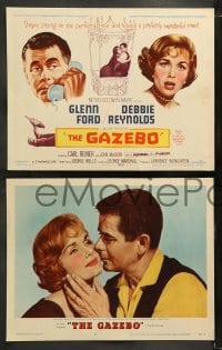 8w248 GAZEBO 8 LCs 1960 Glenn Ford, pretty Debbie Reynolds, John McGiver, Martin Landau!