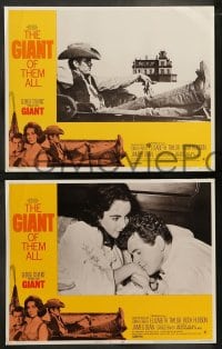 8w250 GIANT 8 LCs R1970 James Dean, Elizabeth Taylor, Rock Hudson, directed by George Stevens!
