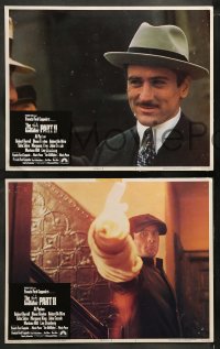 8w258 GODFATHER PART II 8 int'l LCs 1974 Al Pacino, Robert De Niro, Francis Ford Coppola classic