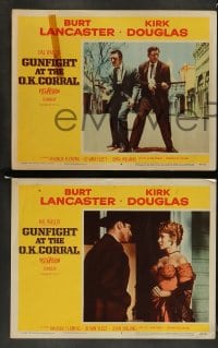 8w748 GUNFIGHT AT THE O.K. CORRAL 6 LCs 1957 Burt Lancaster, Kirk Douglas, directed by John Sturges!