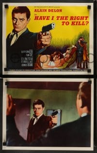 8w277 HAVE I THE RIGHT TO KILL 8 LCs 1964 directed by Alain Cavalier, Alain Delon, Massari!