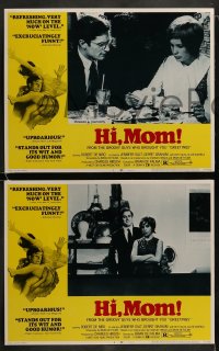 8w287 HI MOM! 8 LCs 1970 Brian De Palma directed, early Robert De Niro!