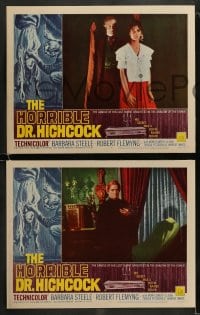 8w298 HORRIBLE DR. HICHCOCK 8 LCs 1964 L' Orribile Segreto Del Dr. Hichcock, mad doctor Flemyng!