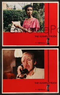 8w309 HUMAN FACTOR 8 LCs 1980 Otto Preminger, border art of hanging telephone by Saul Bass!