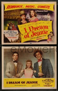 8w317 I DREAM OF JEANIE 8 LCs 1952 Ray Middleton, Bill Shirley, Muriel Lawrence, some in blackface!