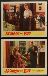 8w328 IN TROUBLE WITH EVE 8 LCs 1964 Hy Hazell, Robert Urquhart, Sally Smith!