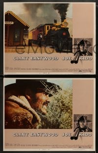 8w714 JOE KIDD 7 LCs 1972 western cowboy Clint Eastwood, John Saxon, directed by John Sturges!