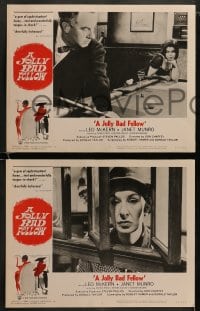 8w346 JOLLY BAD FELLOW 8 LCs 1964 Leo McKern, Janet Munro, Dennis Price!