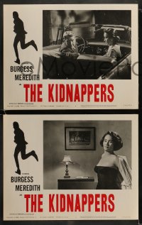 8w354 KIDNAPPERS 8 LCs 1964 Burgess Meredith, Olivia Cenizal, William Phipps!