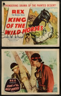 8w357 KING OF THE WILD HORSES 8 LCs R1950 Rex the Wonder Horse is a hate-maddened animal!
