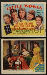 8w380 LITTLE WOMEN 8 LCs 1949 Elizabeth Taylor, Peter Lawford, Margaret O'Brien, Janet Leigh!