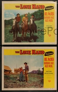 8w716 LONE HAND 7 LCs 1953 Joel McCrea, the man with the name that nobody knew in the Rockies!
