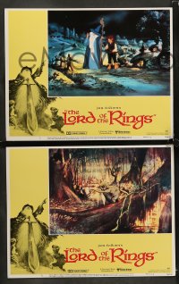 8w386 LORD OF THE RINGS 8 LCs 1978 J.R.R. Tolkien classic, Ralph Bakshi cartoon!
