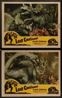 8w853 LOST CONTINENT 4 LCs 1951 rocket 180,000 years into the unknown, cool dinosaur images!