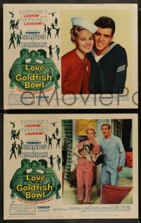 8w387 LOVE IN A GOLDFISH BOWL 8 LCs 1961 Tommy Sands, Fabian, Toby Michaels, Jan Sterling!