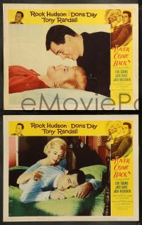8w390 LOVER COME BACK 8 LCs 1961 Rock Hudson, Doris Day, Tony Randall, Jack Kruschen!
