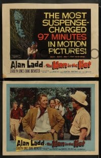 8w400 MAN IN THE NET 8 LCs 1959 Alan Ladd in the most suspense-charged 97 minutes in motion pictures